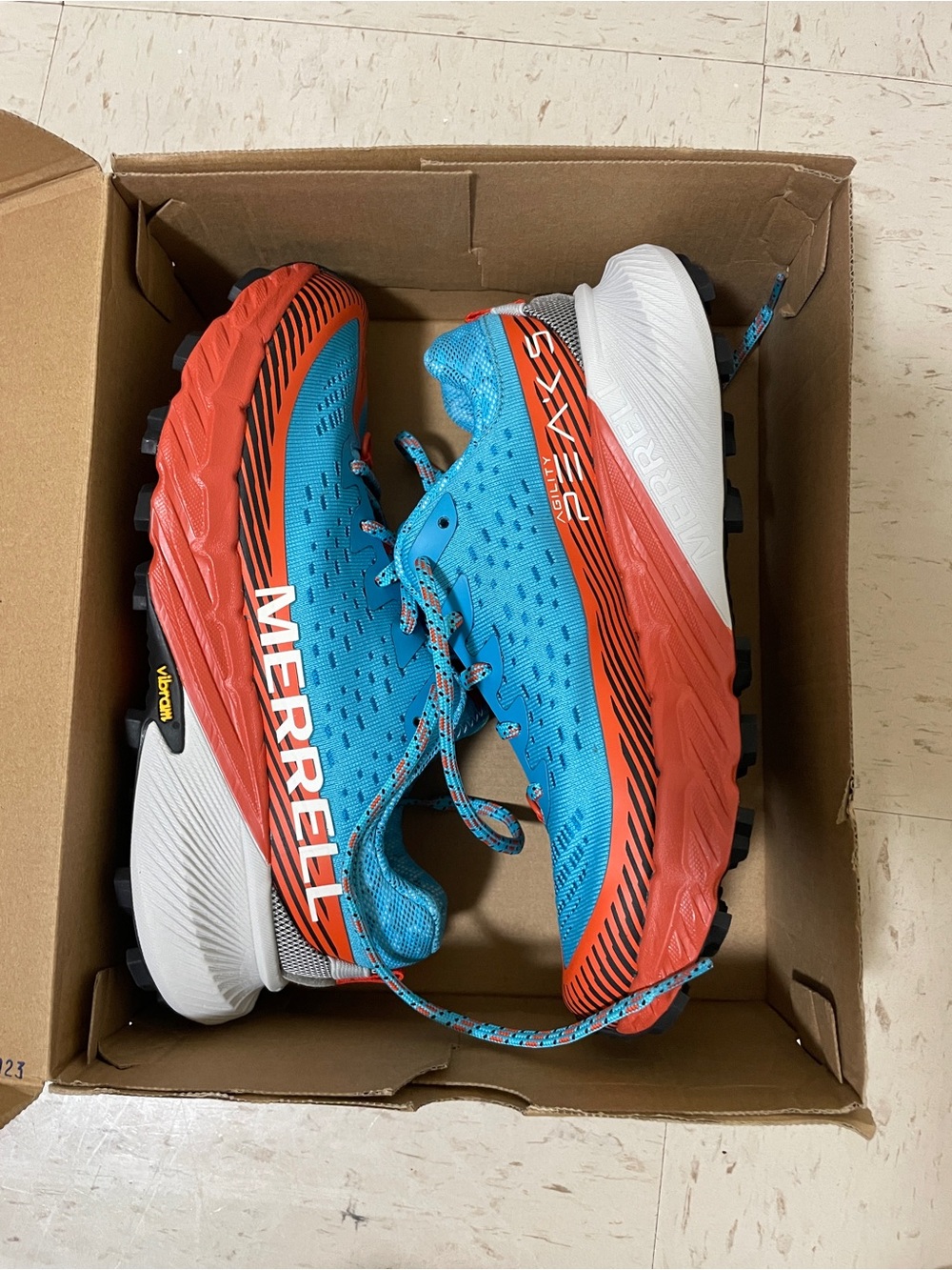 Merrell Agility Peak 5 [ML067798] Women Outdoors Shoes Atoll/Cloud J067798